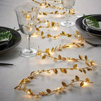 Golden Leaf String Lights
