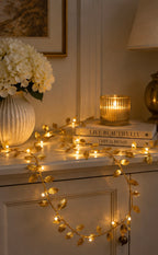 Golden Leaf String Lights