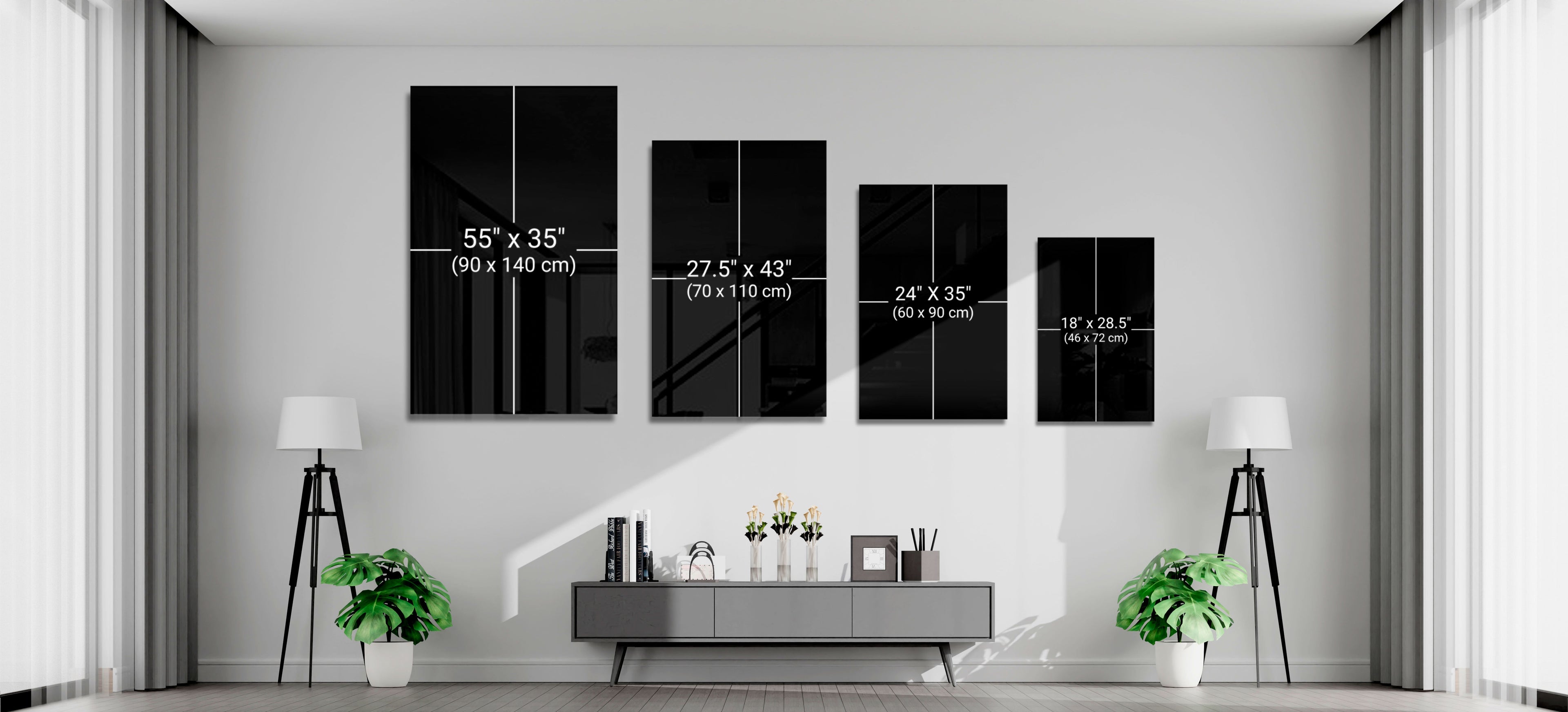 Gilded Leaf Glass Wall Art