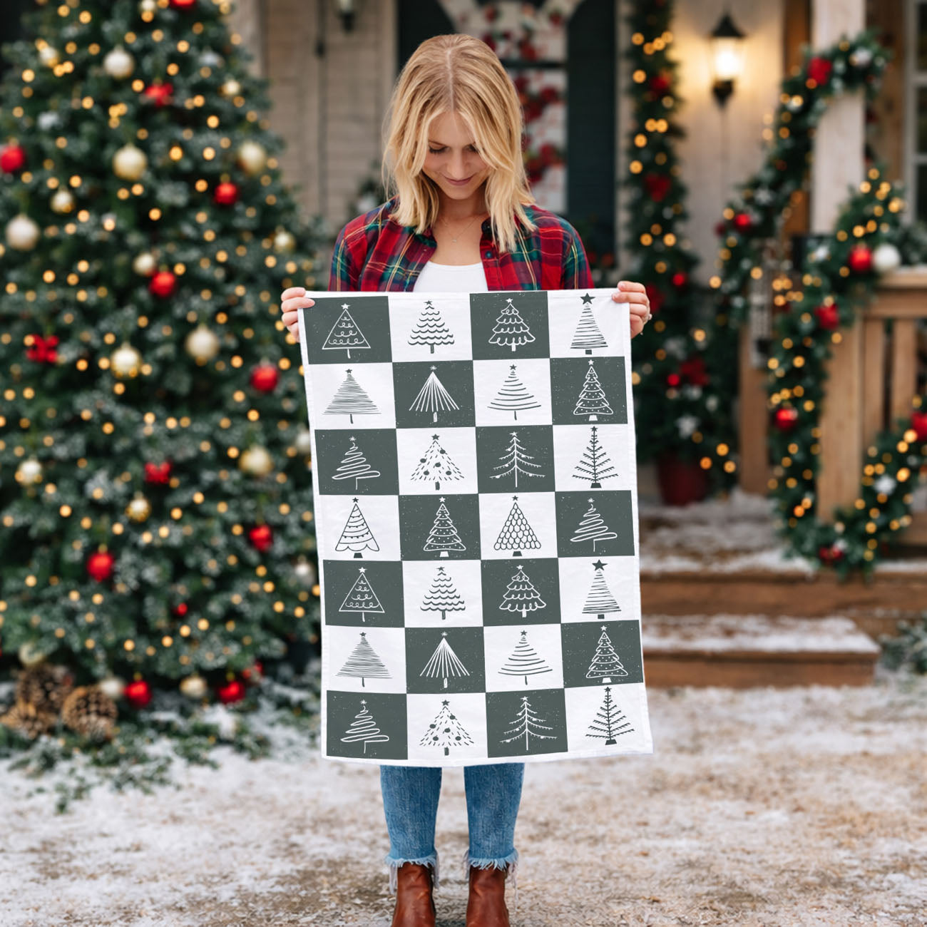 Christmas Tree Kitchen Towel