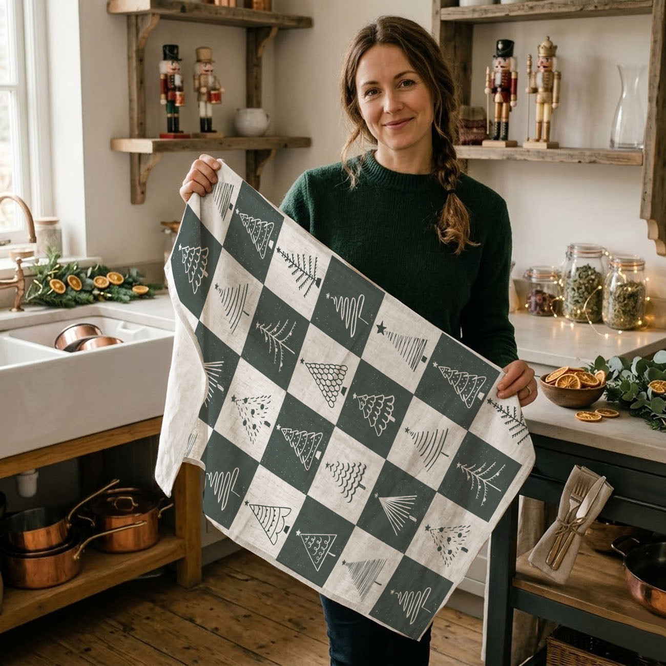 Christmas Tree Kitchen Towel