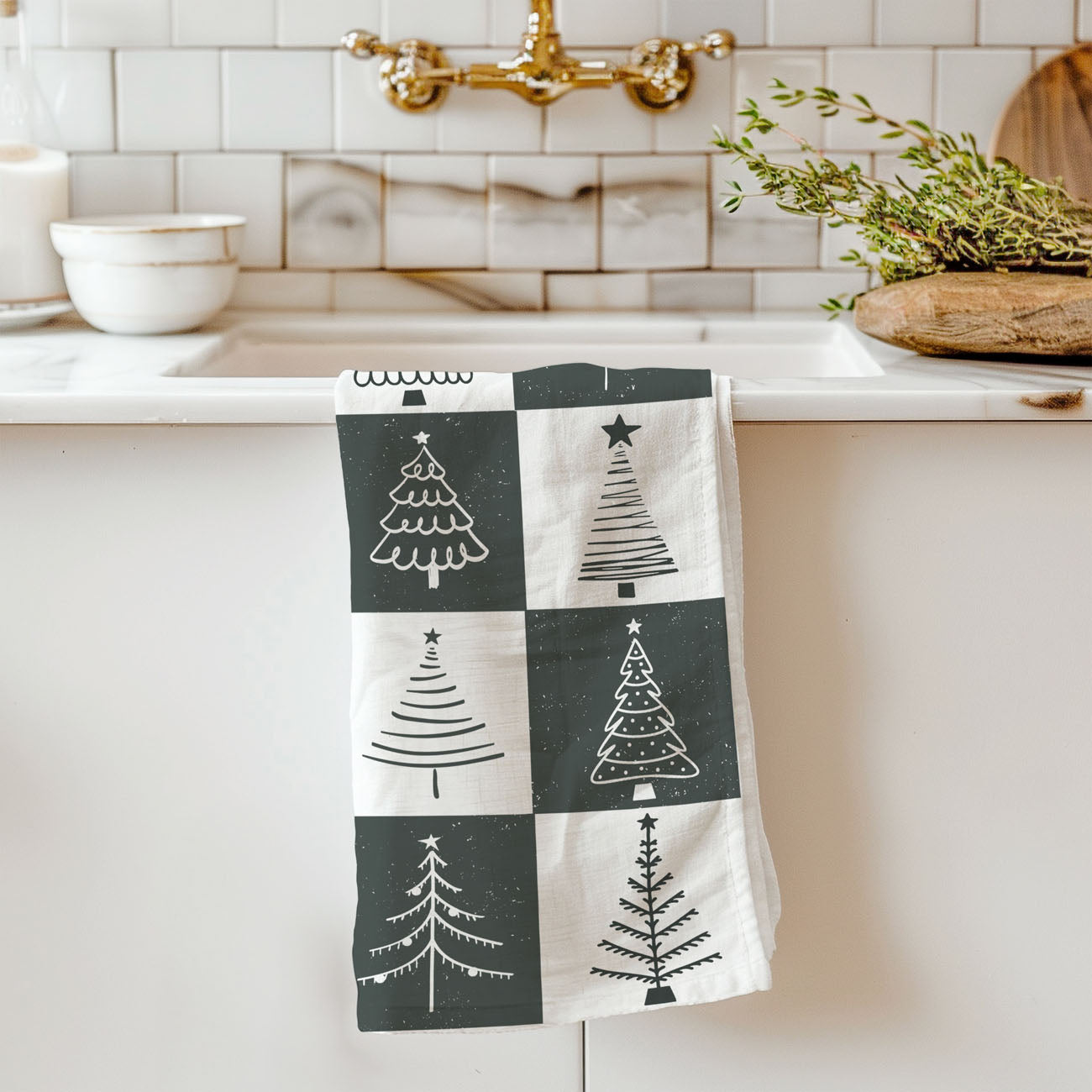 Christmas Tree Kitchen Towel