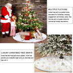 White Snowflake Christmas Tree Skirt