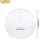 White Snowflake Christmas Tree Skirt