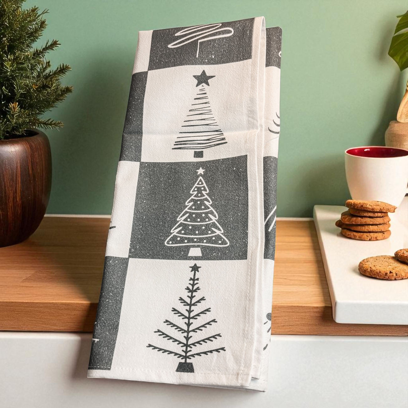 Christmas Tree Kitchen Towel