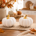 White Luxe Pumpkin