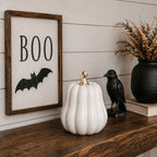 White Luxe Pumpkin
