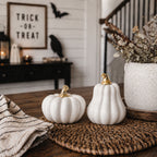White Luxe Pumpkin